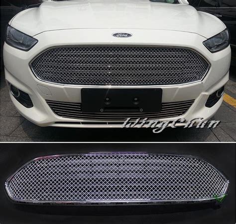 2017 Stainless Steel Car Racing Grills Silver Honeycomb Front Mesh