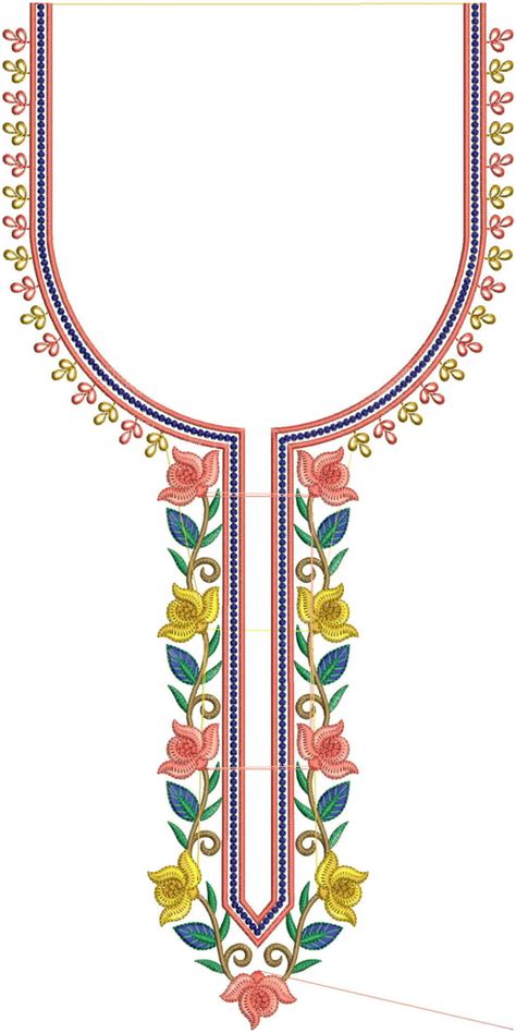 Neck Gala Embroidery Design Embroidery Neck Designs Embroidery