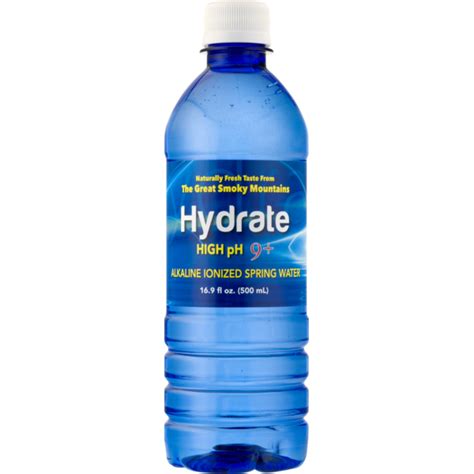 Hydrate Alkaline Ionized Spring Water 169 Fl Oz Instacart