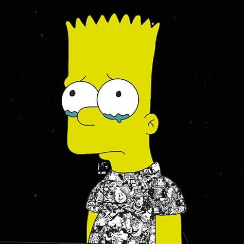 1080x1080 Sad Heart Bart Wallpaper Bart Simpson Sad Hearts Trippy ~ 2