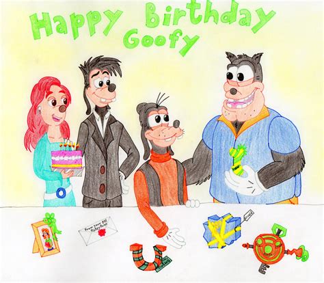 Happy Birthday Goofy By Conyy Disney15 On Deviantart
