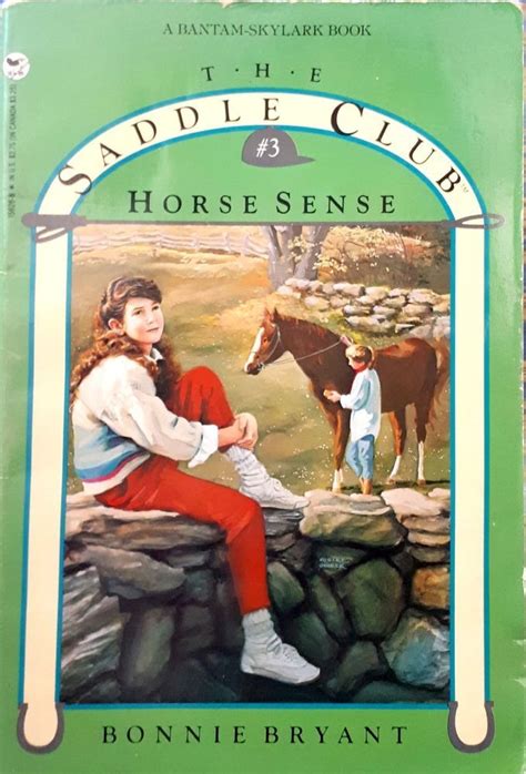Saddle Club 3 Horse Sense By Bonnie Bryant Children Book Series Used