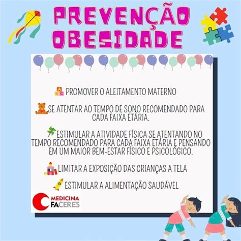 Prevenção obesidade infantil 2 Faculdade Faceres