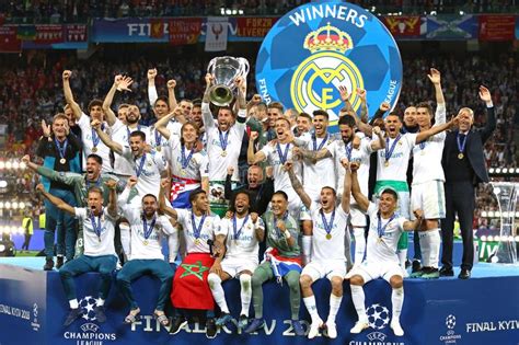 T.courtois, v.junior, e.militao, r.varane, nacho, marcelo, d.carvajal, l.modric, casemiro, t.kroos, k.benzema chelsea: Real Madrid - The Winner Of UEFA Champions League 2018 Editorial Photo - Image of league, award ...