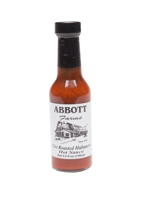 Fire Roasted Habanera Hot Sauce Abbott Farms
