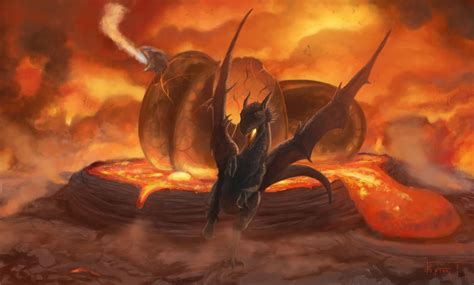 Birth Of Dragons By Andreatm On Deviantart