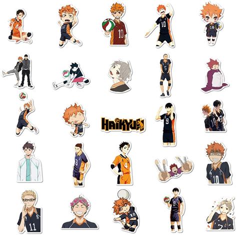 See more ideas about anime stickers, stickers, anime. Haikyuu Sticker Pack of 50 Stickers - Waterproof Durable ...
