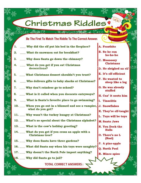 Christmas word wall make a custom christmas word wall: Christmas Picture Riddles Printable : Christmas Riddles ...