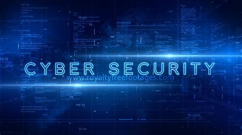 Technology Hd Cyber Security Cyber Security Background Video