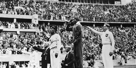 Jesse Owens Four Gold Medals At The 1936 Olympic Games In Nazi Berlin