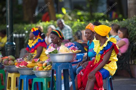 caribbean women dressed with colors stock editorial photo © piccaya 43788905