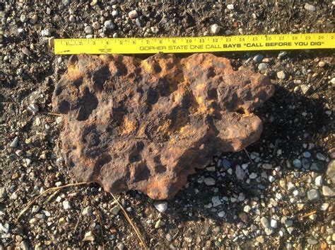 Photos Rare Meteorite Found In Minnesota Space