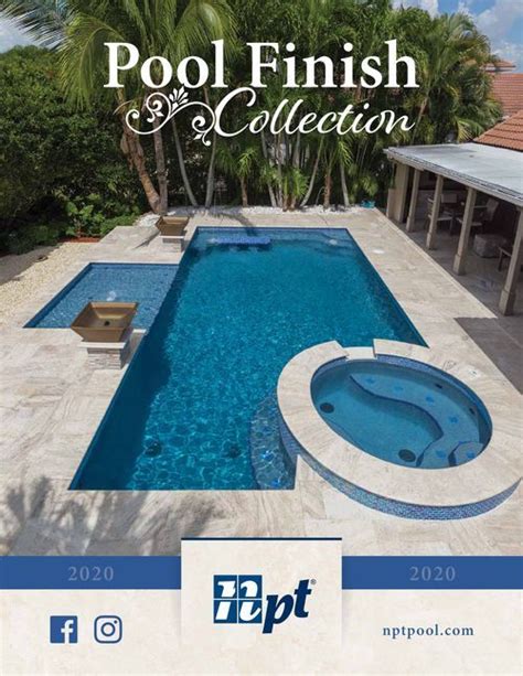 Npt Pool Finish Brochure Pool Finishes Outdoor Pool Shower Pool
