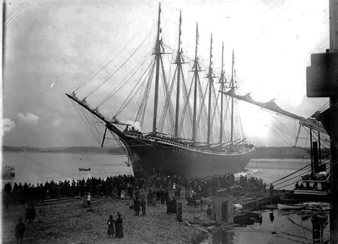 Wyoming The Largest Wooden Sailing Vessel Ever Built In The Us Was