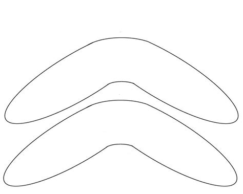 #boomerang #template #free #use #toBoomerang Template - free to use | Australia crafts