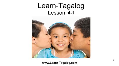 Learn Tagalog Lesson 4 1 Youtube