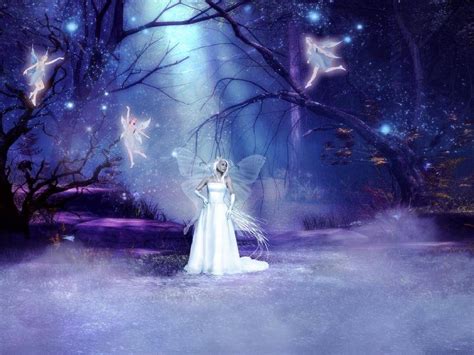 Winter Fairies Wallpaper Wallpapersafari