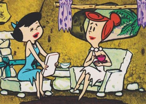 Wilma And Betty Classic Cartoon Characters Animated Cartoons Flintstones