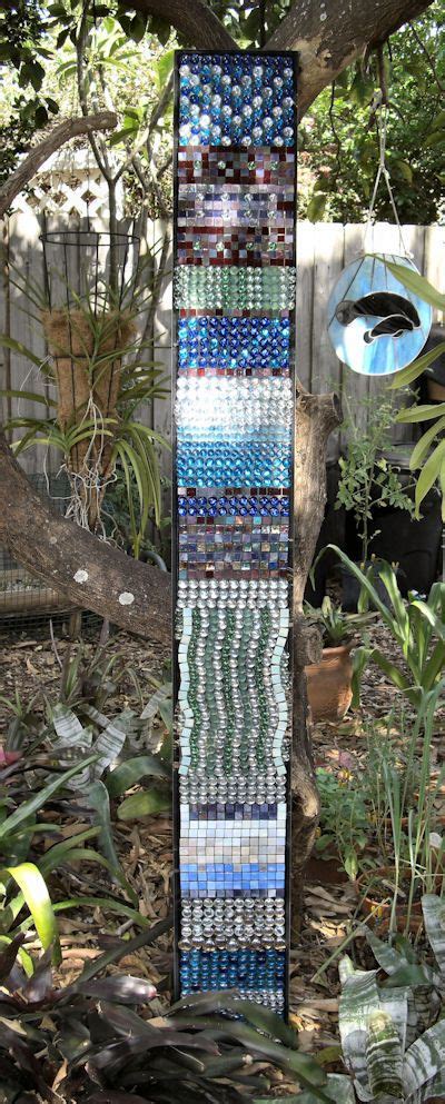 Recycled Glass Garden Art Glass Art