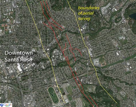 Santa Rosa California Map