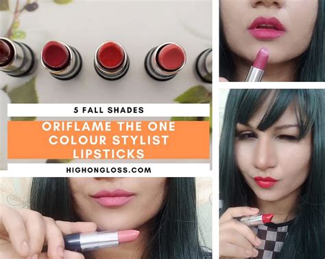 5 Must Have Fall Shades From Oriflame The One Colour Stylist Lipsticks