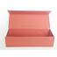 Rigid Luxury Red Color Folding Gift Boxes Foldable Magnet Closure Paper 
