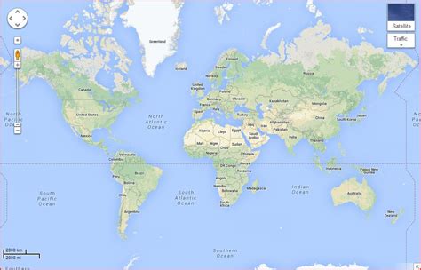 Geografska Karta Sveta Prikaz Superjoden