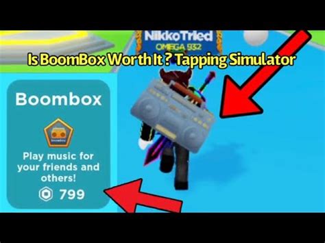 Roblox animal simulator strucid boombox id list boombox roblox gear id how to . Roblox Tapping Simulator ! BoomBox Game pass Worth It ...