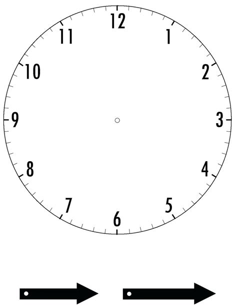 Printable Clock For Managing Your Time Educative Printable
