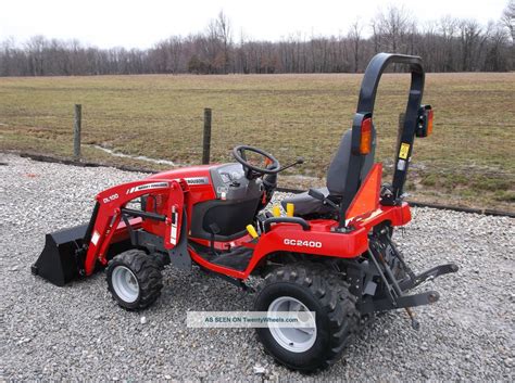 2012 Massey Ferguson Gc 2400 Compact Tractor And Front Loader 4x4