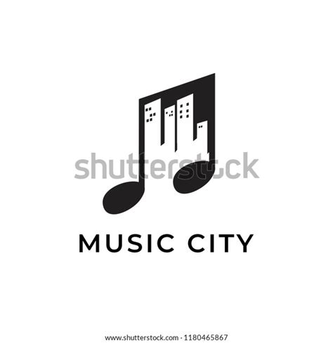 Music City Logo Icon Vector Download Stock Vector Royalty Free