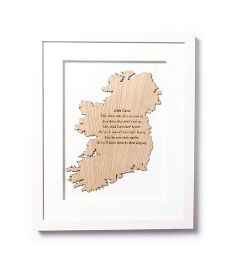 Irish Curse Framed Wall Decor Made In Ireland Irish Wall Decor Humorou