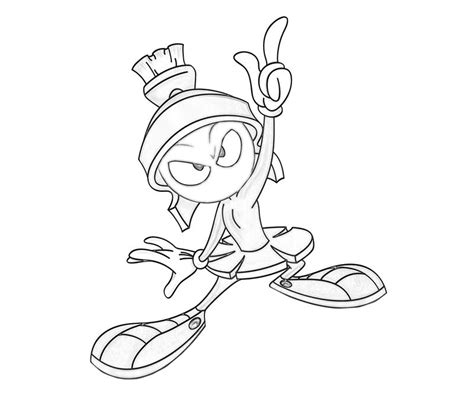 Marvin Martian Coloring Pages at GetColorings.com | Free printable
