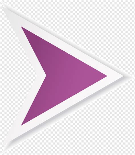 Arrow Arah Purple Purple Simple Arrow Direction Angle Ink Violet