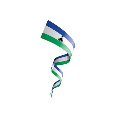 National Flag Vector Png Images Lesotho National Flag Illustration
