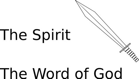 Sword Of The Spirit Coloring Pages