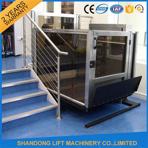 Indoor Automatic Wheelchair Platform Lift For Homes Elder Disabled People
