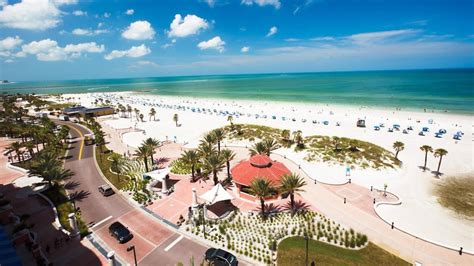 Panoramic View Of Clearwater Beach In Clearwater Florida