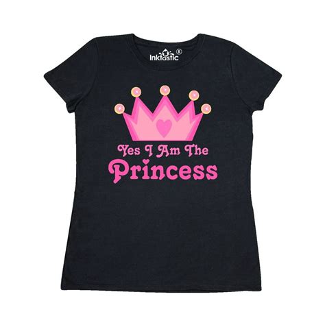 Inktastic Inktastic Yes I Am The Princess Crown Adult Womens T Shirt