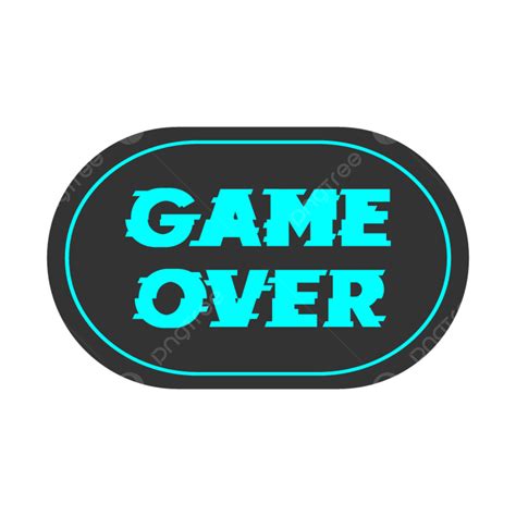 Game Over Clipart Transparent Png Hd Game Over Element For 2d Video
