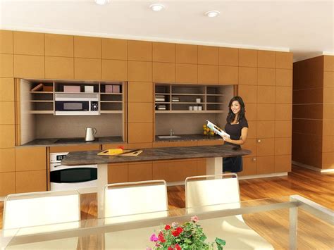 I wanted to have a place to secure my firearms that wasn't visible all the time, so i came up with the idea of a recessed in the wall gun cabinet that doubles as a full. Hidden Kitchen Cabinet System | For Residential Pros