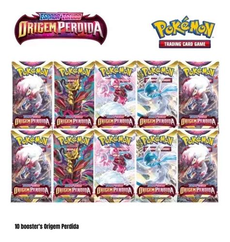 10 Booster Origem Perdida Lacrados 60 Cartas Pokemon Parcelamento Sem