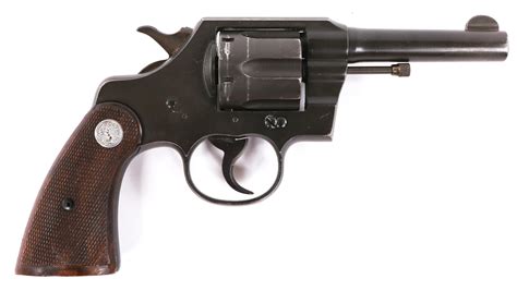 Lot 1943 Wwii Us Colt Official Police 38 Spl Revolver