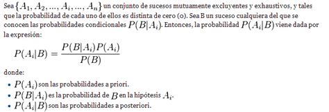 Probabilidad Y Estad Stica Teorema De Bayes