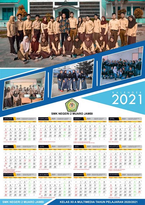 Download Template Kalender 2021 Masehi Dan Hijriyah Format Cdr