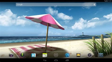 Скачать My Beach Hd для Android Живые обои летнего пляжа для Андроид