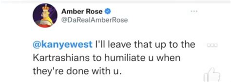 Amber Rose Retracts 2015 Tweet About Kanye And The Kartrashians