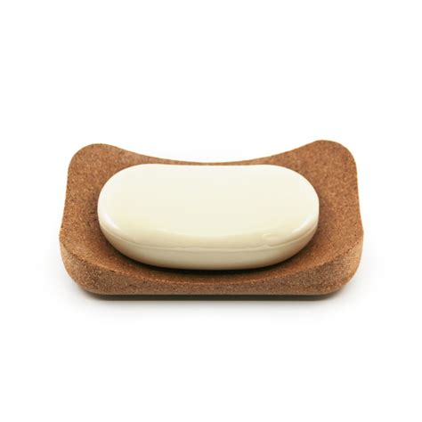 Space Ctrl Design Scoop Soap Dish Cork Soap Dish for the Kitchen or