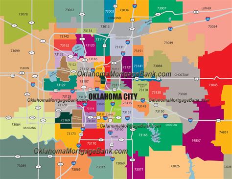 Discovering The Convenience Of Using A Zip Code Map In Okc World Map