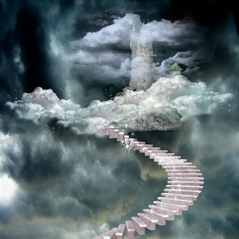 Stairway To Heaven Angel Pictures Beautiful Paintings Heaven